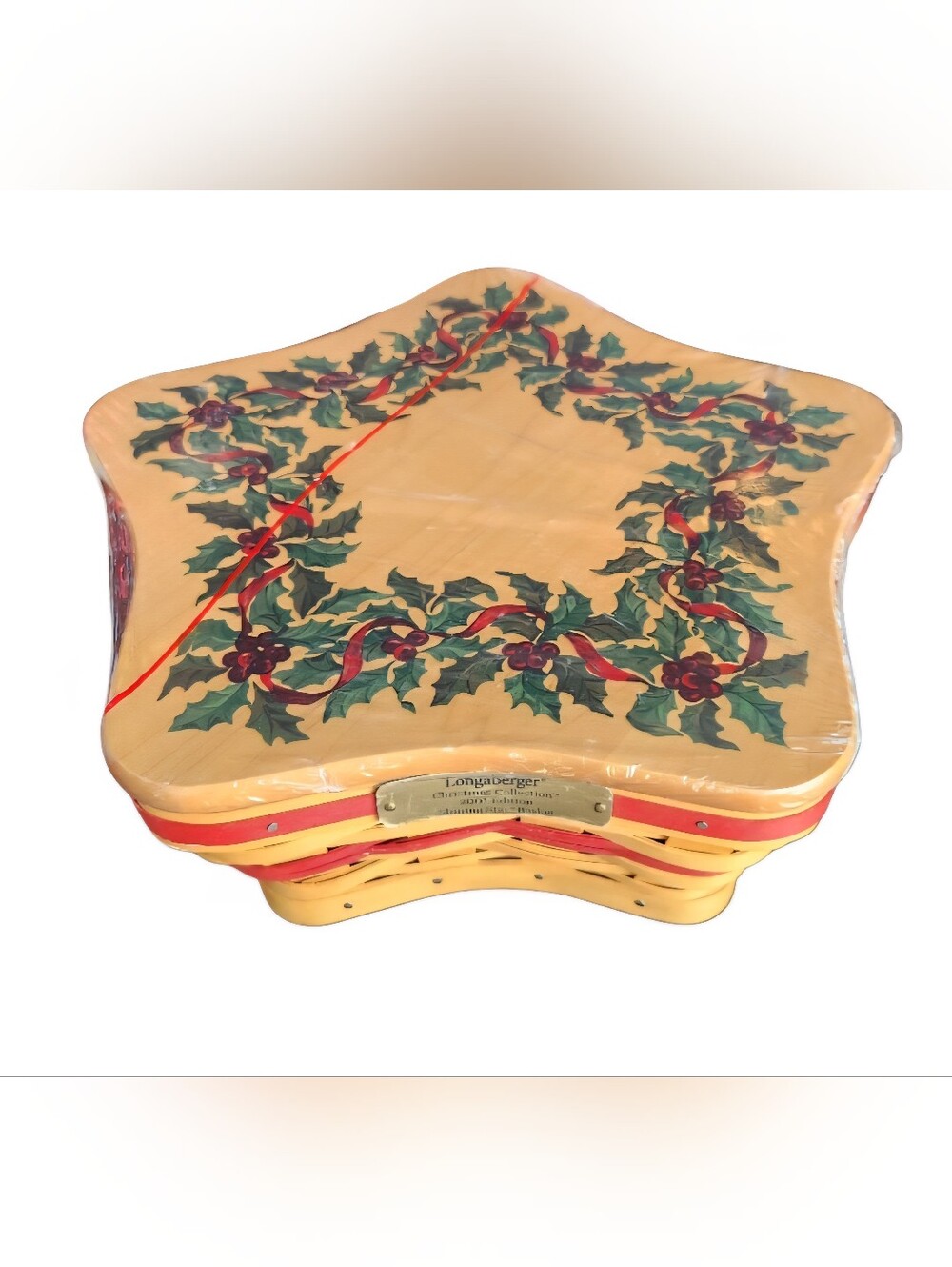 Longaberger "Shining Star Basket - Christmas Collection 2001 Edition"